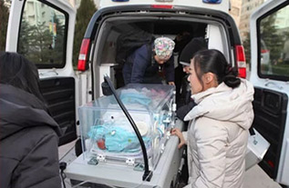 金塔县妇婴监护型护送